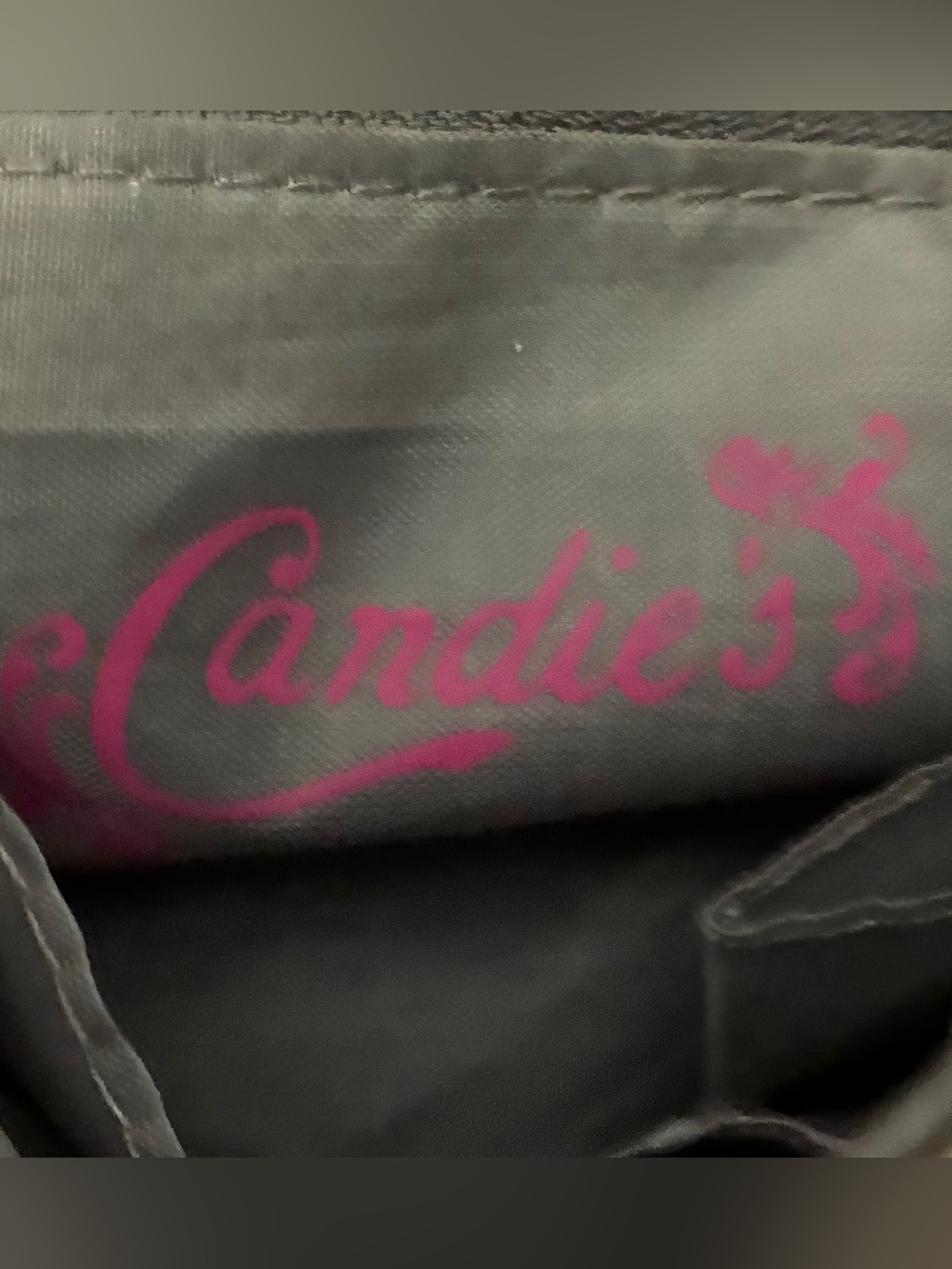 Candie's Metallic Silver Studded Crossbody Bag - Picture 2 of 6
